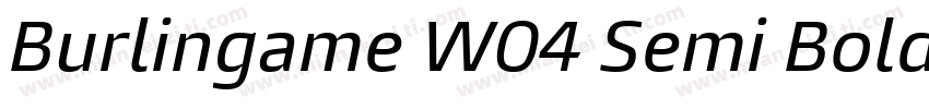 Burlingame W04 Semi Bold字体转换